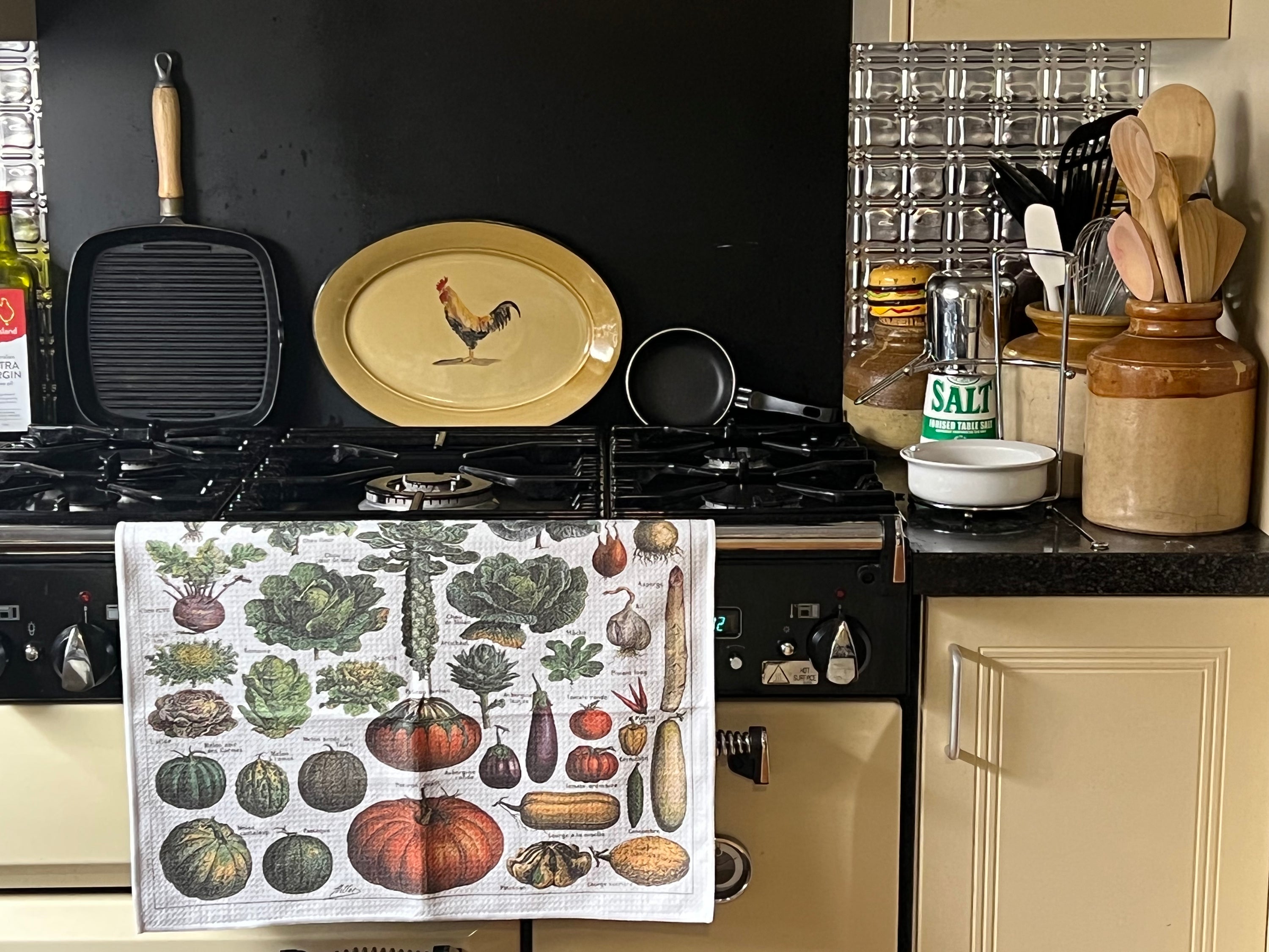 Are you a foodie looking to add a touch of luxury to your home?Get ready to make a bold statement in your kitchen with the unique and stylish kitchen tea towels from Jonesy & JonesyOur tea towels are made from the highest quality materials and have been featured in Delicious UK magazine.