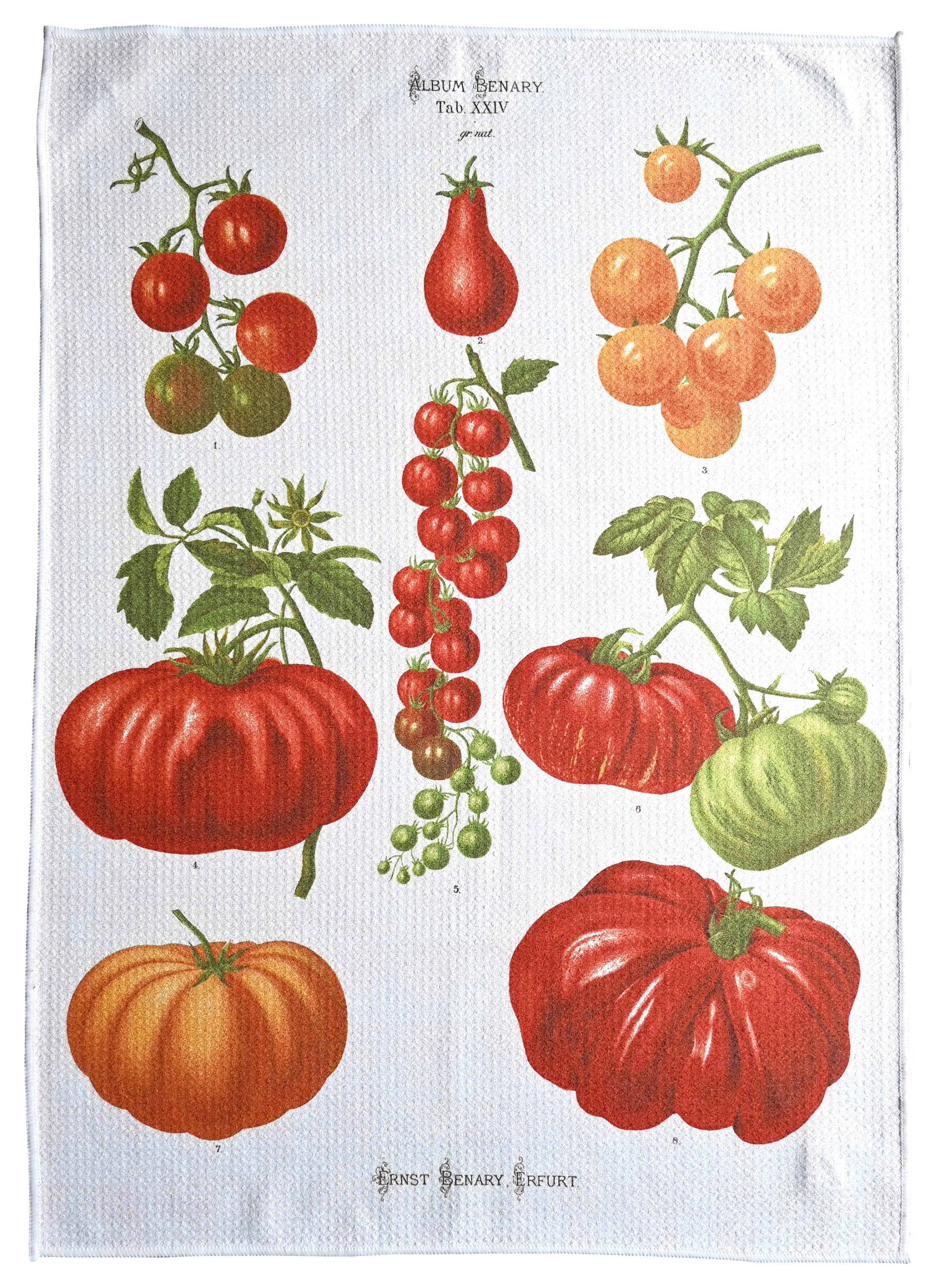 Tomatoes tea towel