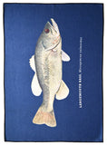 Load image into Gallery viewer, Largemouth bass fish tea towel
