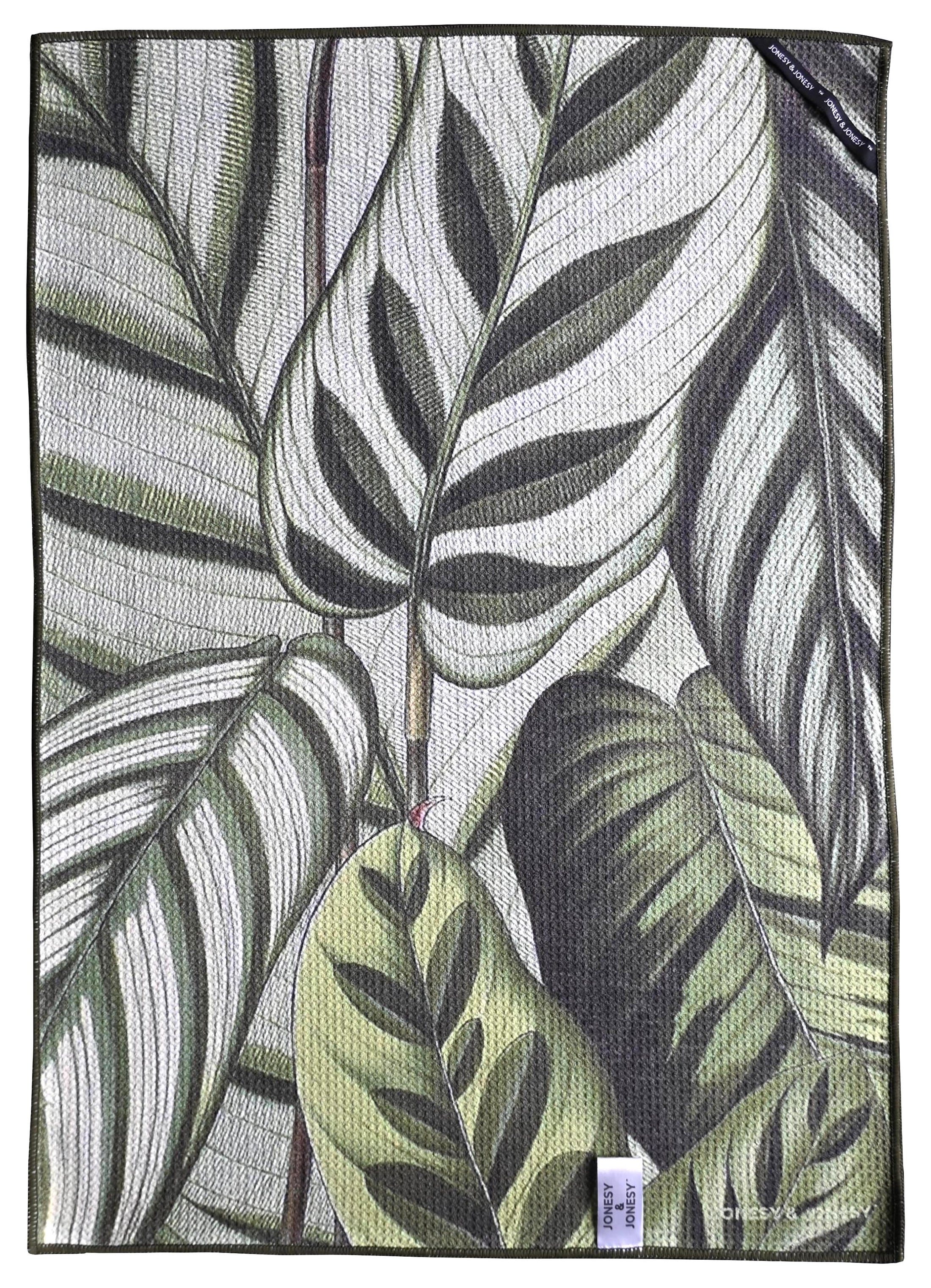 Indoor plant tea towel